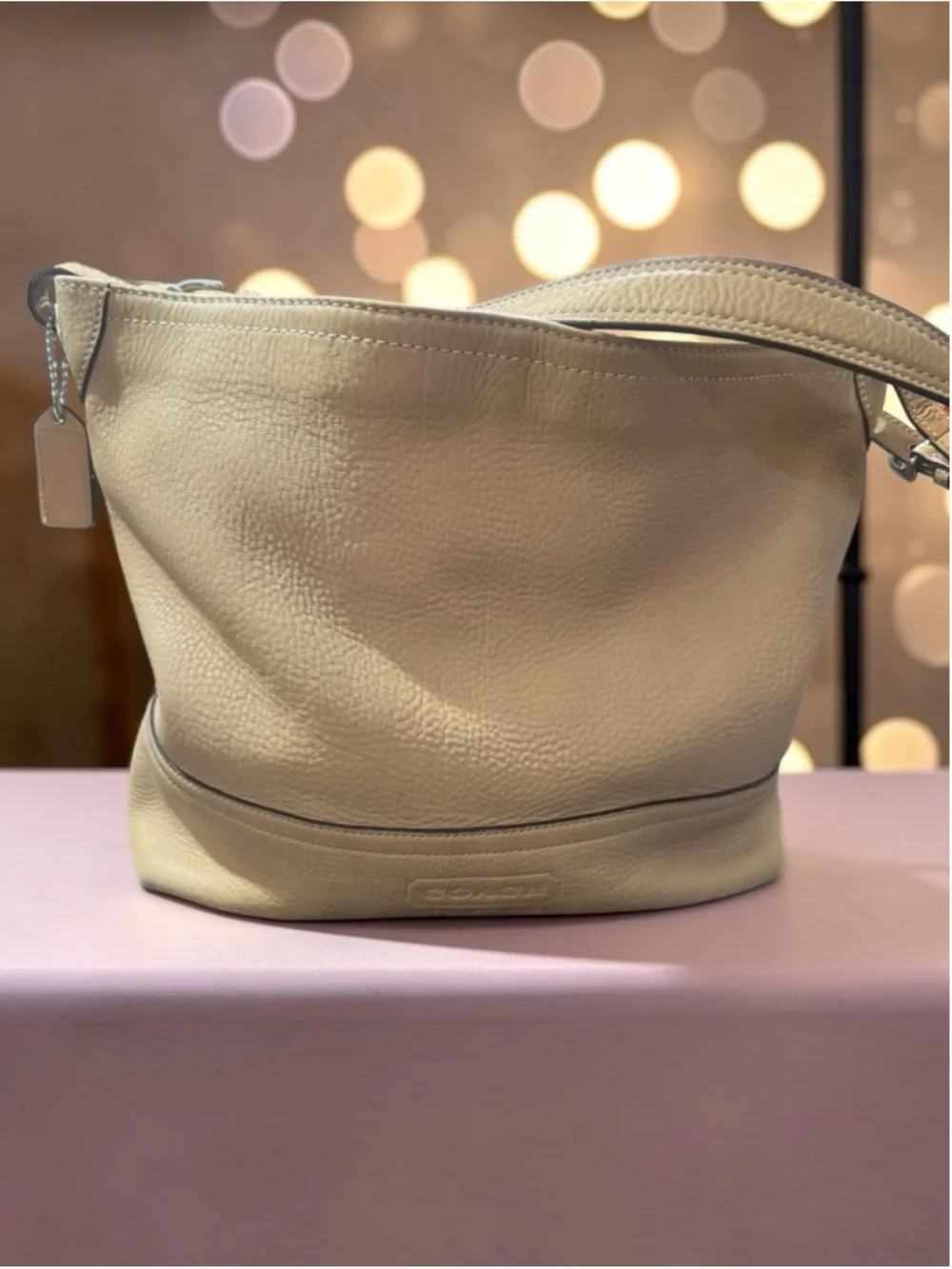 Vintage Coach Soho Hobo Bag 5715 Carmel Pebbled Leather Shoulder Purse Soft Leat